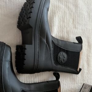 Converse Black Chelsea High-Top Sneakers